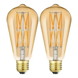 LEOOLS Dimmable Vintage LED Edison Bulbs 12W Equivalent_1