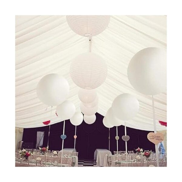Globos blancos redondos de látex de 36 pulgadas calidad_5