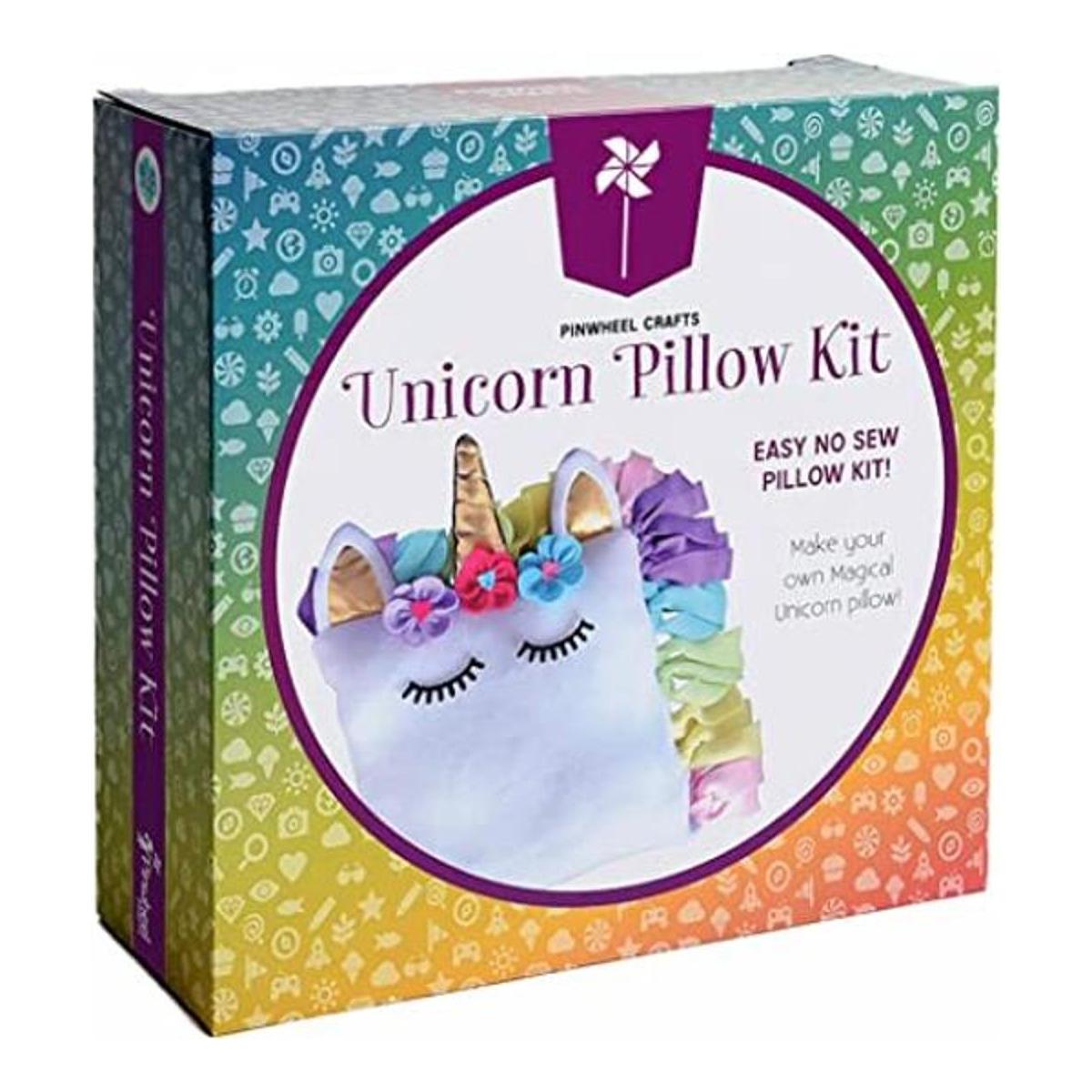 Pinwheel Crafts Kit de almohada de unicornio kit de