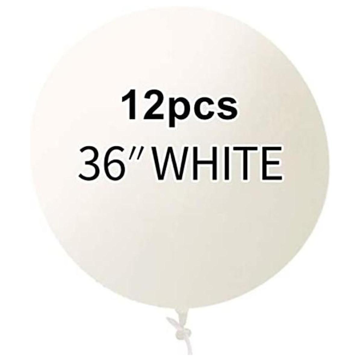 Globos blancos redondos de látex de 36 pulgadas calidad