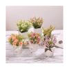 LUEUR 6 piezas de flores artificiales con arreglos