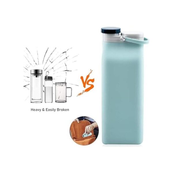 ESenior Botella de agua plegable sin BPA botella de agua