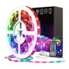 Tenmiro Tira de luces LED de 32.8 pies luces LED RGB con_1