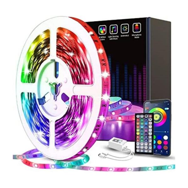 Tenmiro Tira de luces LED de 32.8 pies luces LED RGB con_1