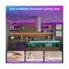 Tenmiro Tira de luces LED de 32.8 pies luces LED RGB con_3
