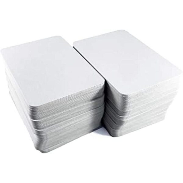 Tarjetas de juego en blanco en miniatura acabado mate_1