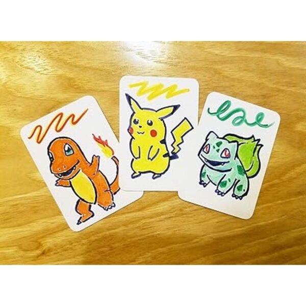 Tarjetas de juego en blanco en miniatura acabado mate_5