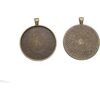 SHUNAE 10 piezas de 1.575 in de bronce antiguo redondo_1