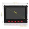 Prueba de vídeo del monitor LCD de 5 probador todo en_2