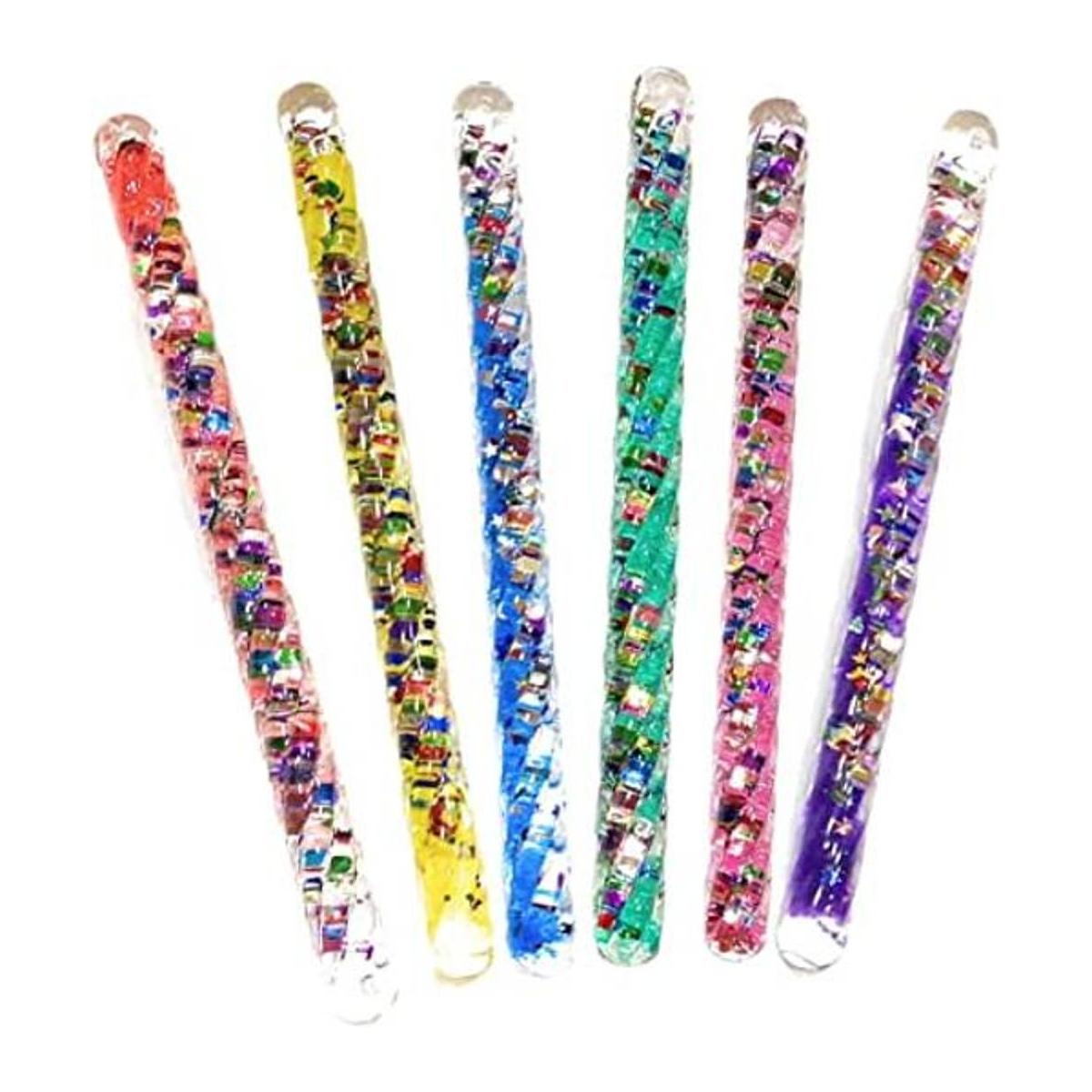 Star Magic Mini varitas en espiral con purpurina 6.5