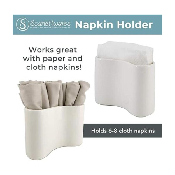 Scarlettwares Servilletero para mesa de cocina papel de_3