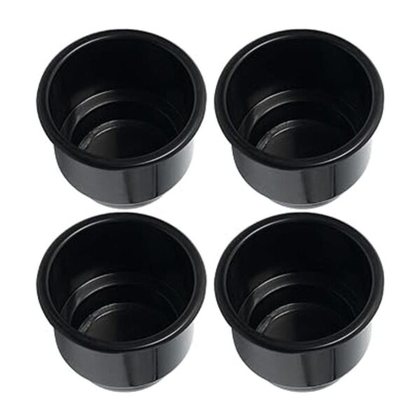 NovelBee Recessed Plastic Cup Drink Holder with Drain for_2