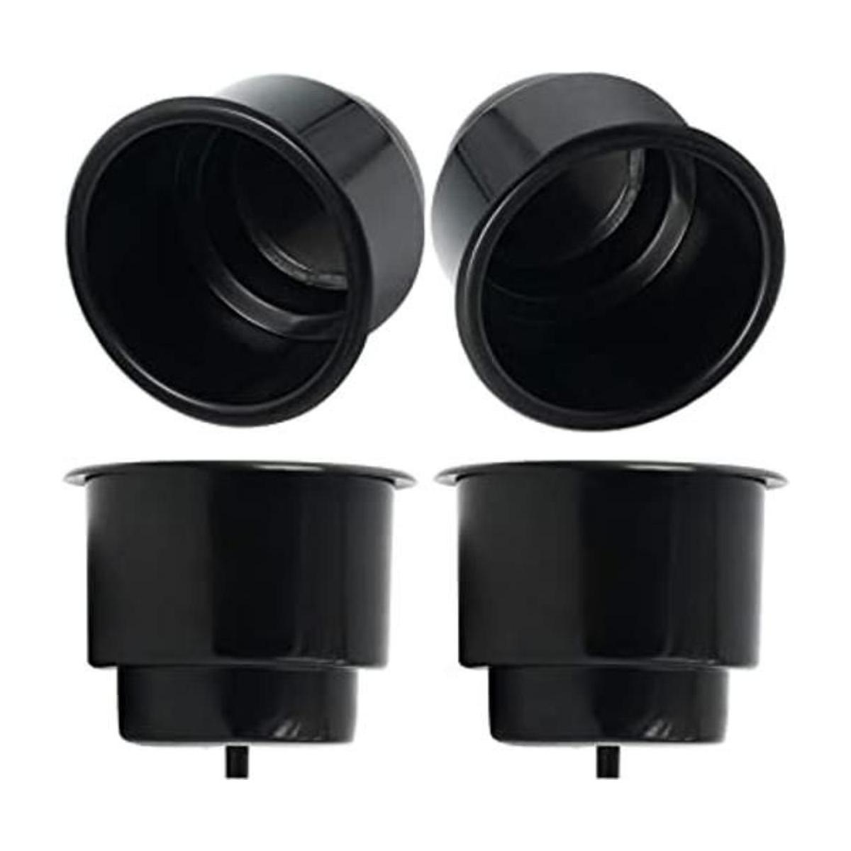 NovelBee Recessed Plastic Cup Drink Holder with Drain for