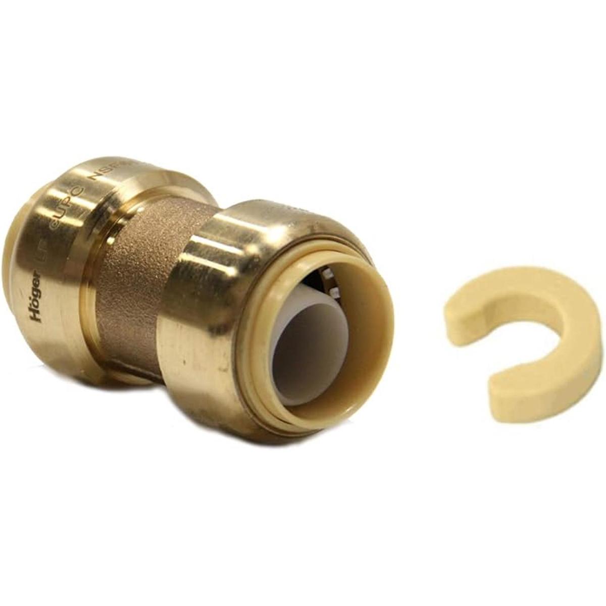EFIELD Acoplamiento recto de 1 pulgada para conectar Pex