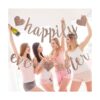 Happy Ever After Banner con purpurina de oro rosa_3