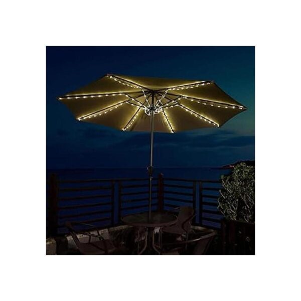 Luces para sombrilla de patio iluminación inalámbrica al_2