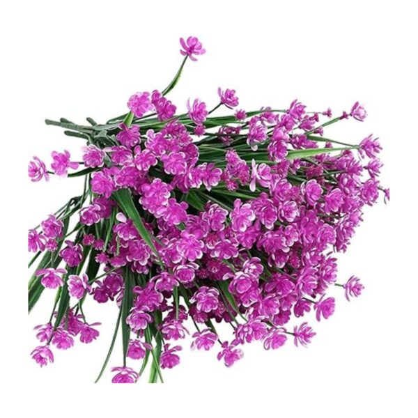 TEMCHY Flores artificiales para exteriores 8 paquetes de