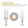Bombillas LED E12 bombillas de candelabro de 16 W luz