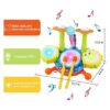 POKONBOY Juego de batería para niños pequeños con_3