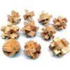 Guaishou 10 en uno 3D pequeños rompecabezas de madera_2