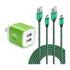 Cargador de pared adaptador USB C de doble puerto con 2_1
