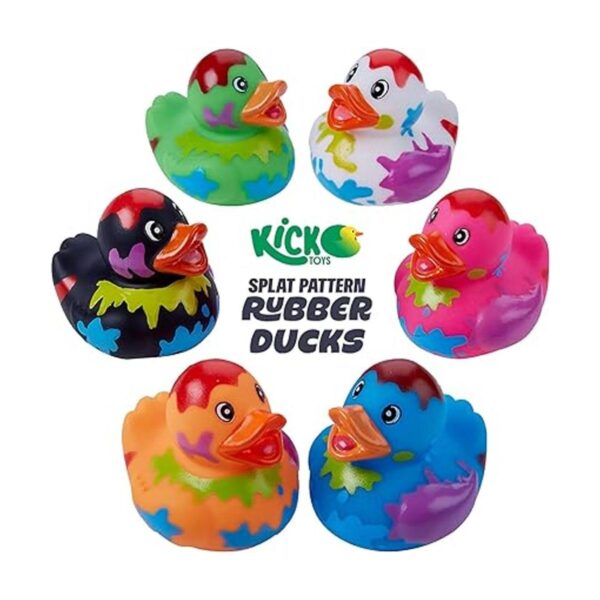 Kicko Patos de goma surtidos 2 pulgadas para niños_2