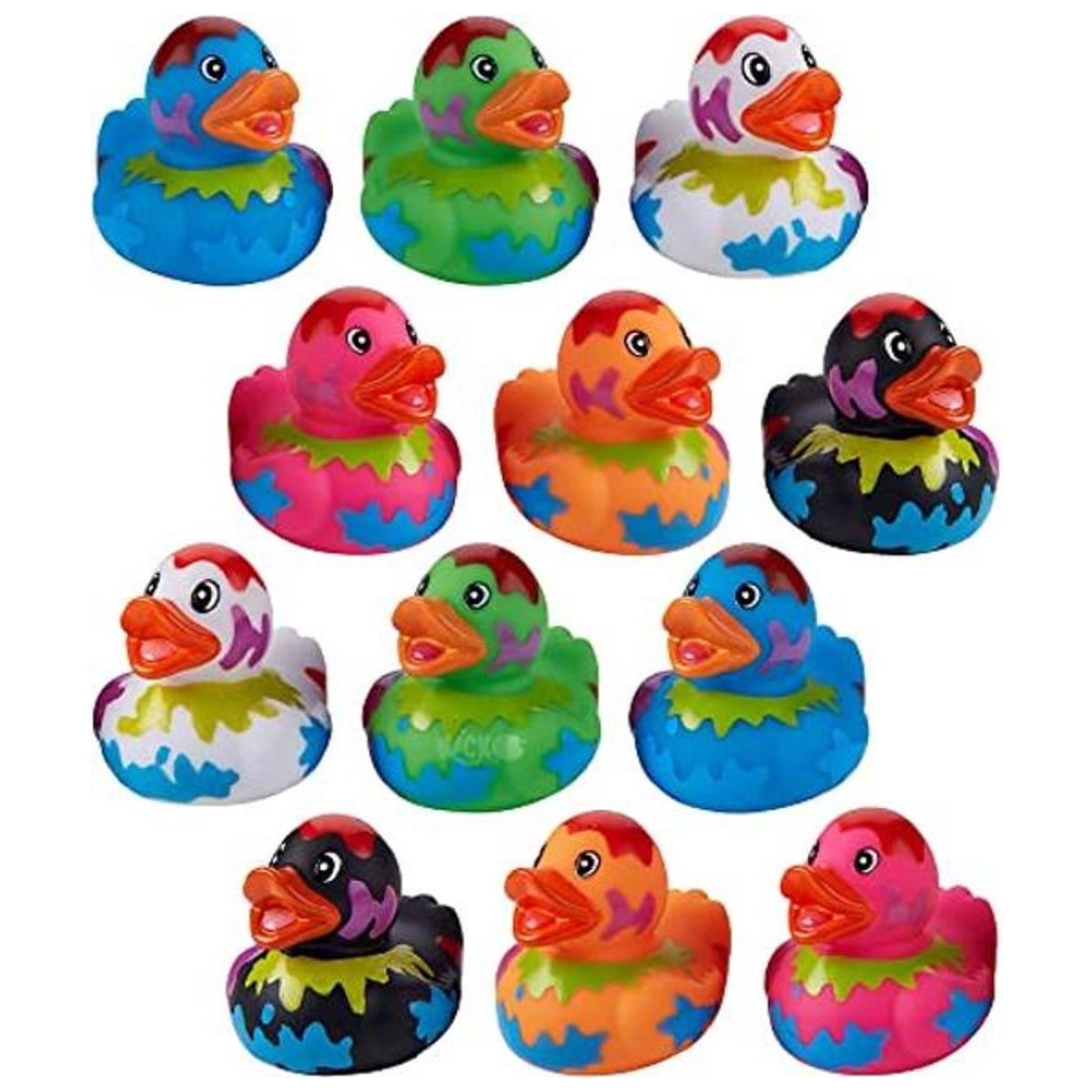 Kicko Patos de goma surtidos 2 pulgadas para niños