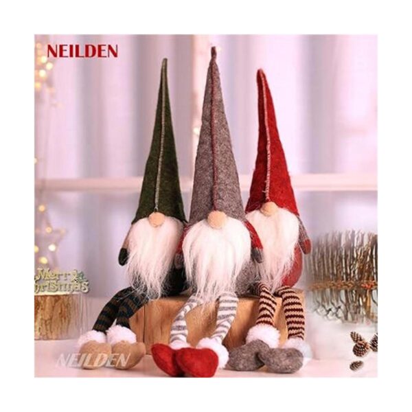NEILDEN 3 piezas de gnomo sueco juguete de peluche de_6