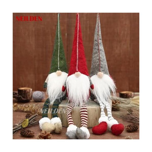 NEILDEN 3 piezas de gnomo sueco juguete de peluche de_2