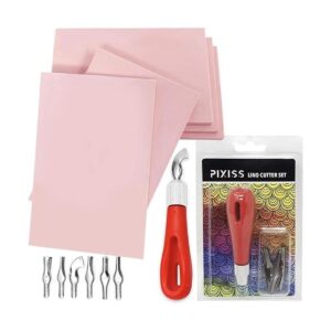 Kit de fabricación de sellos de bloque de goma con_1