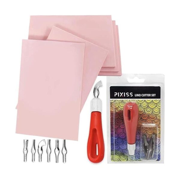 Kit de fabricación de sellos de bloque de goma con_1