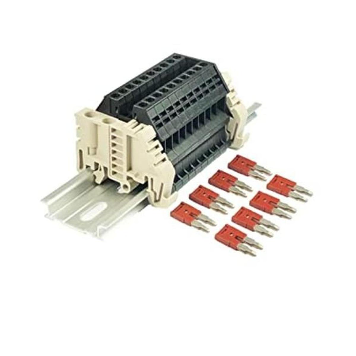 Dinkle Kit de montaje DK2.5NBK 10 Gang Negro con