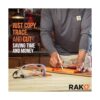 RAK Contour Gauge 10 Inch Edge Profile Measuring Tool_6