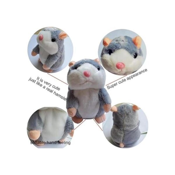 Himeeu Hámster de peluche interactivo para niños y niñas_2