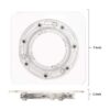Tocadiscos transparentes de 7 pulgadas con alfombrilla_5