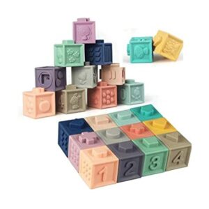 Bloques de apilamiento suave para bebé Montessori_1