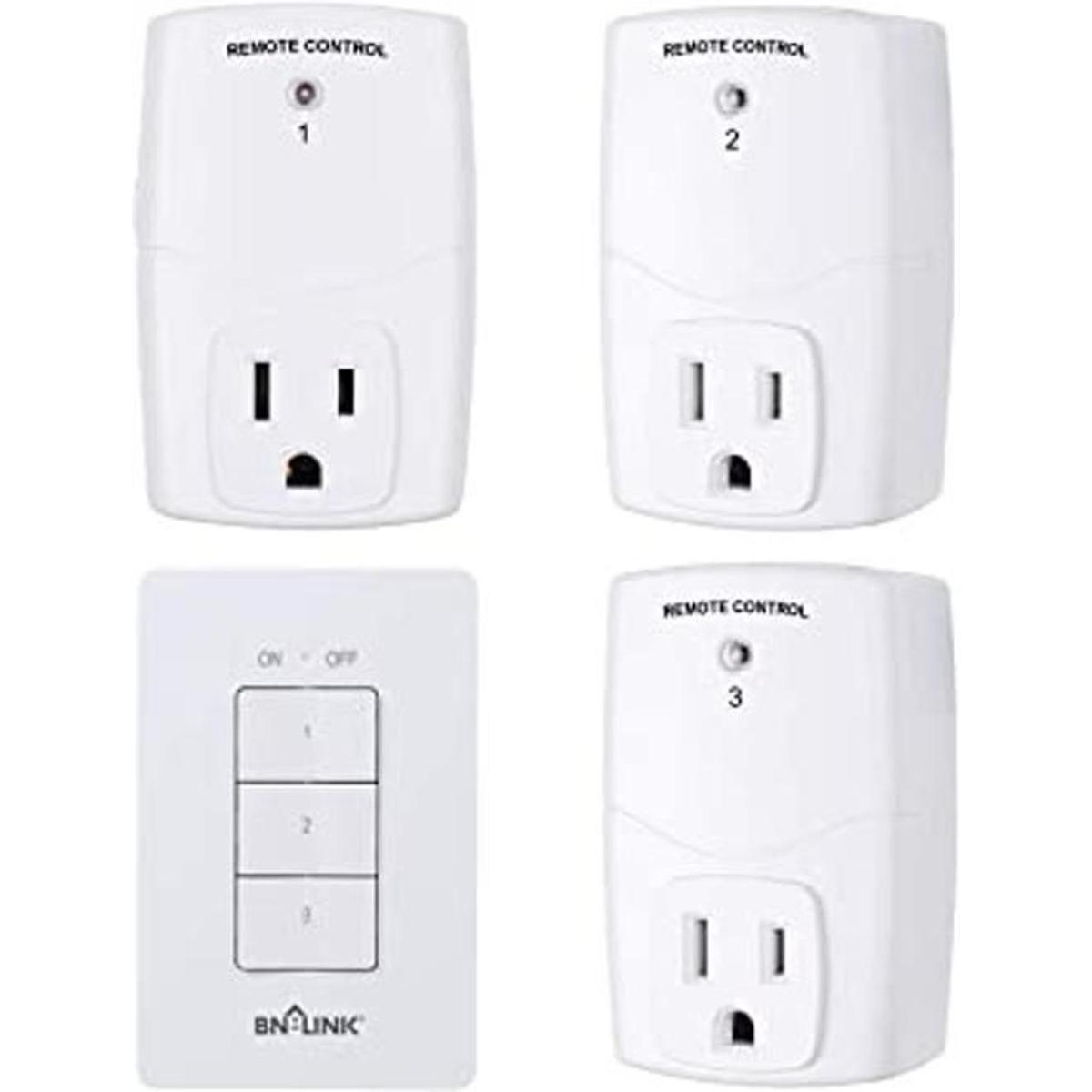 BNLINK Mini interruptor de toma de corriente inalámbrico