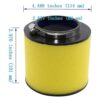 Filtro de aire 17254HN5670 reemplazo para Honda Rancher_2