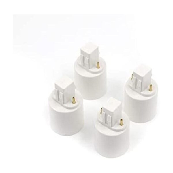 Geesatis 4 adaptadores de enchufe de luz Gx23 a E27