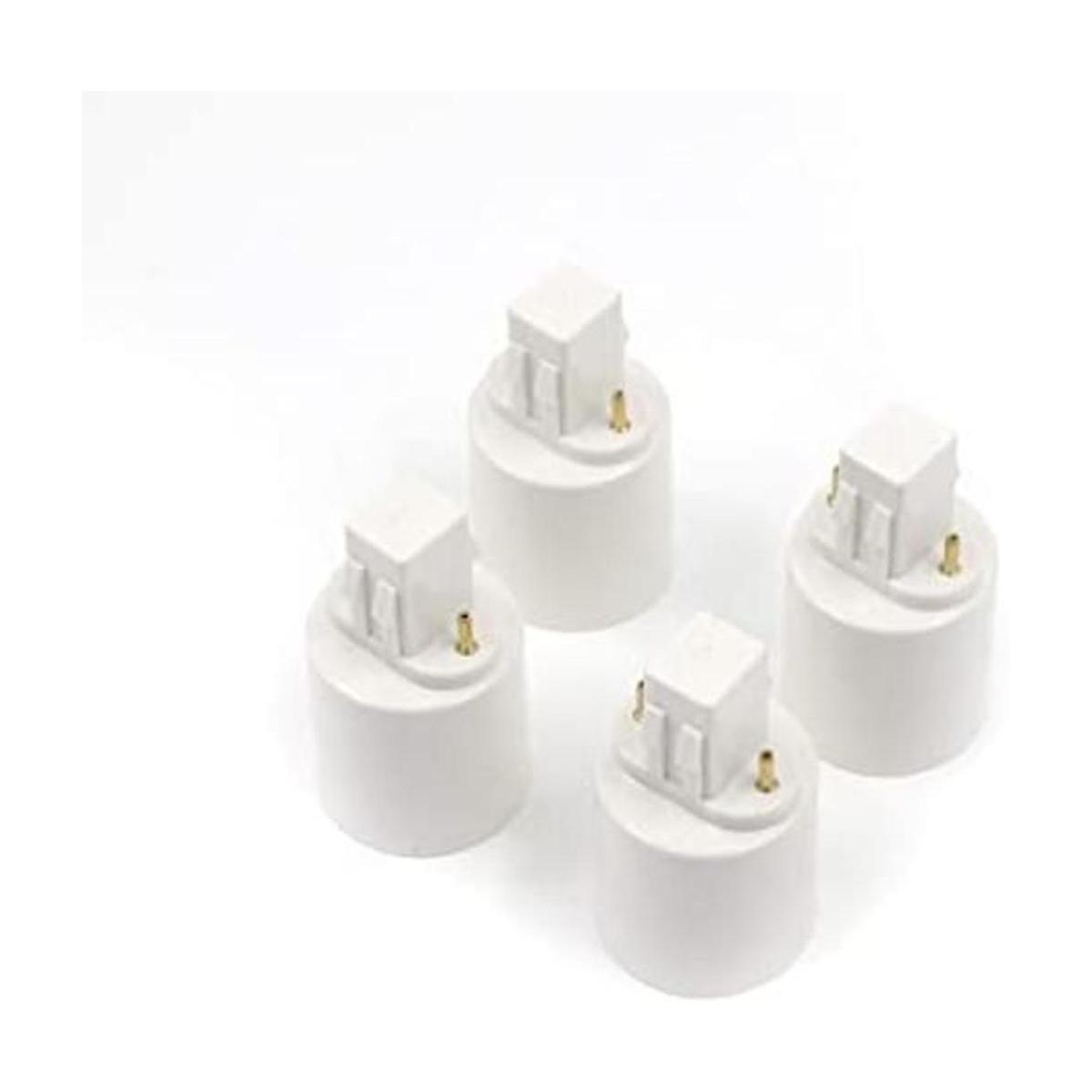 Geesatis 4 adaptadores de enchufe de luz Gx23 a E27