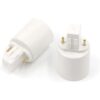 Geesatis 4 adaptadores de enchufe de luz Gx23 a E27