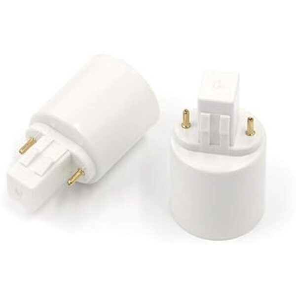 Geesatis 4 adaptadores de enchufe de luz Gx23 a E27