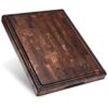 Gran tabla de cortar de madera gruesa multiusos_1