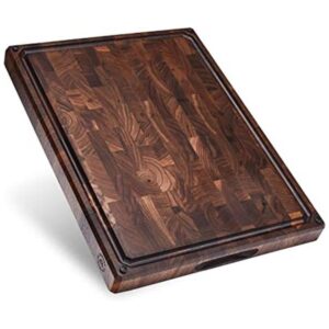 Gran tabla de cortar de madera gruesa multiusos_1