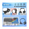 Glarks 121Pcs 8 Size Heavy Duty Black Double Gripping