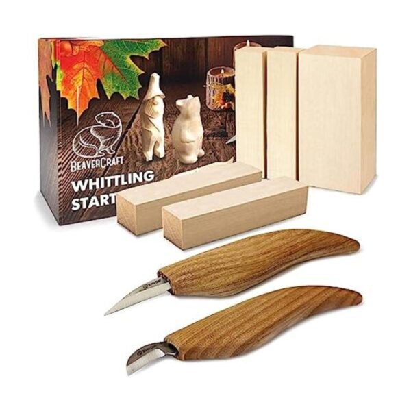 BeaverCraft Kit de tallado de madera S16 Kit de cuchillos