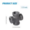 Conector de montaje cruzado de 4 vías de 12 pulgadas_2