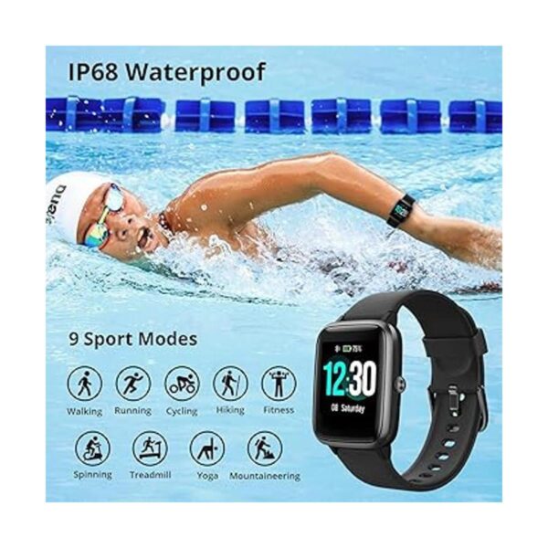 Fitpolo Fitness Tracker con monitor de frecuencia_3