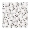 Craftdady 200 cuentas sueltas de madera de color blanco