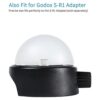 Godox AKR11 Difusor de cúpula para Godox V1 Flash de_2